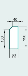 Плинтус цокольный CP15V - изображение товара каталога Архистиль