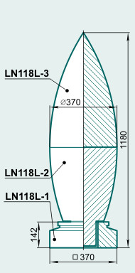 Навершие LN118L - изображение товара каталога Архистиль