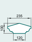 Крышка парапетная LP12C - Изображение каталога Архистиль