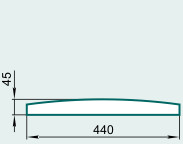 Крышка парапетная LP44H - Изображение каталога Архистиль