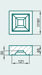 Импост FD16G - изображение товара каталога Архистиль