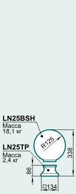Шар LN25TSB - изображение товара каталога Архистиль