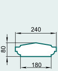 Крышка парапетная LP18D - изображение товара каталога Архистиль