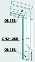 Переход ON21-25B - изображение товара каталога Архистиль